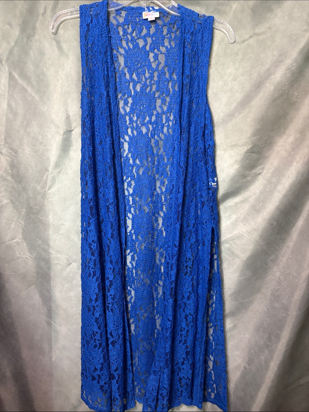 LuLaRoe Royal Blue Long Lace Duster
